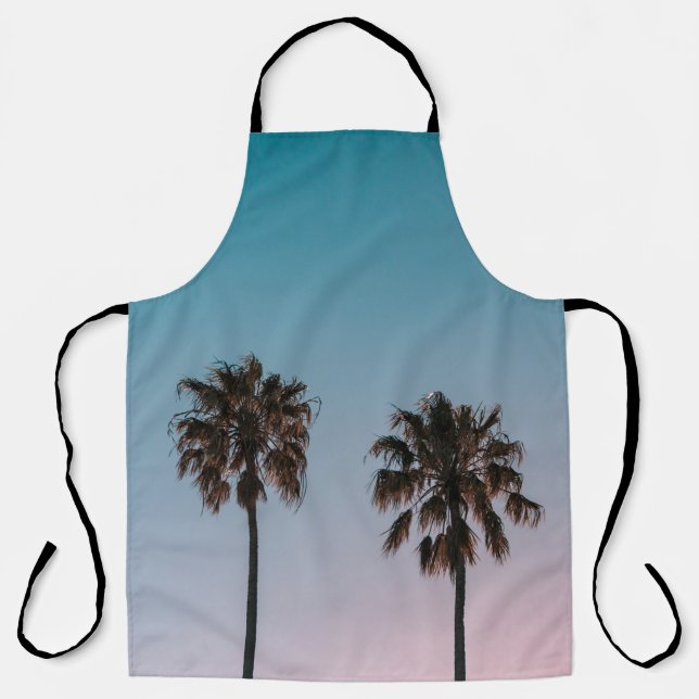 TWO GREEN PALM TREES APRON (Front)