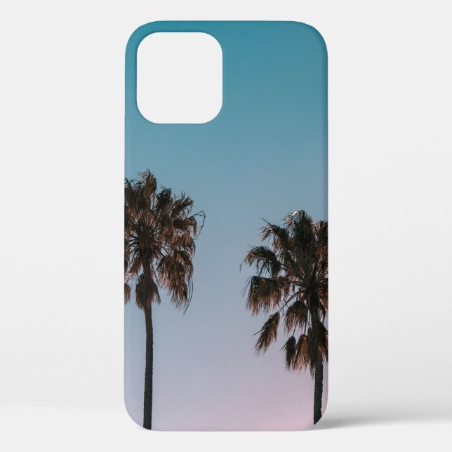 TWO GREEN PALM TREES Case-Mate iPhone CASE (Back)