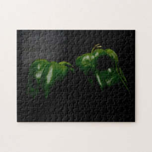 Two Green Peppers 11x14 252pc jpm Jigsaw Puzzle