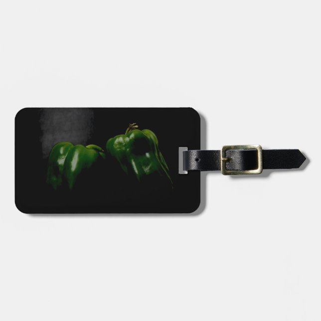 Two Green Peppers cd lta Luggage Tag (Front Horizontal)