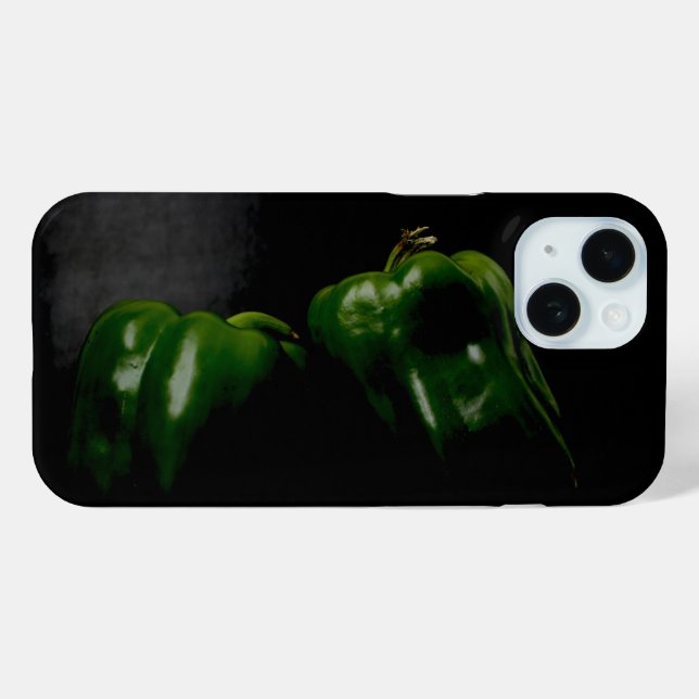 Two Green Peppers iphcnm Case-Mate iPhone Case (Back (Horizontal))