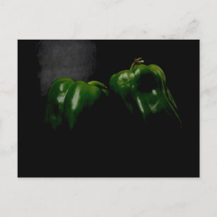 Two Green Peppers pccnm Postcard
