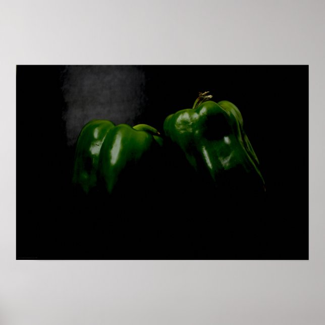 Two Green Peppers wapcn Poster (Front)