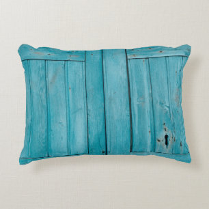 Two grey wooden doors decorative cushion
