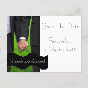 Two Grooms Custom Save-the-Date Postcards