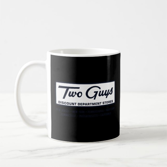 Two Guys Discount Department Stores   Coffee Mug (Left)