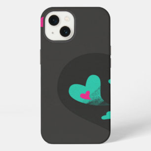 Two halves make one Heart Matching Couple iPhone Case