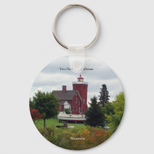 Two Harbours Lighthouse & boat key chain