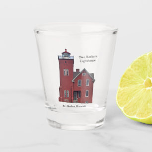 Two Harbours Lighthouse shot glass