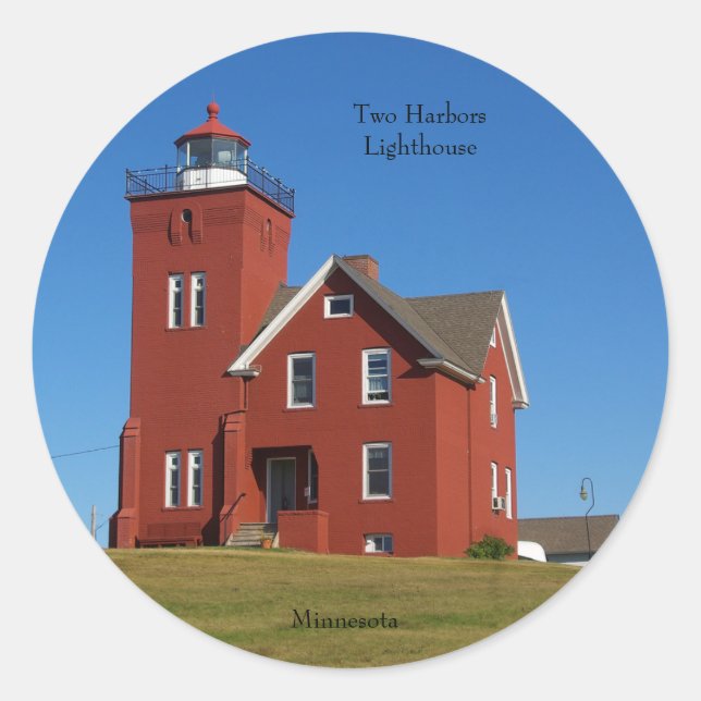 Two Harbours Lighthouse sticker (Front)