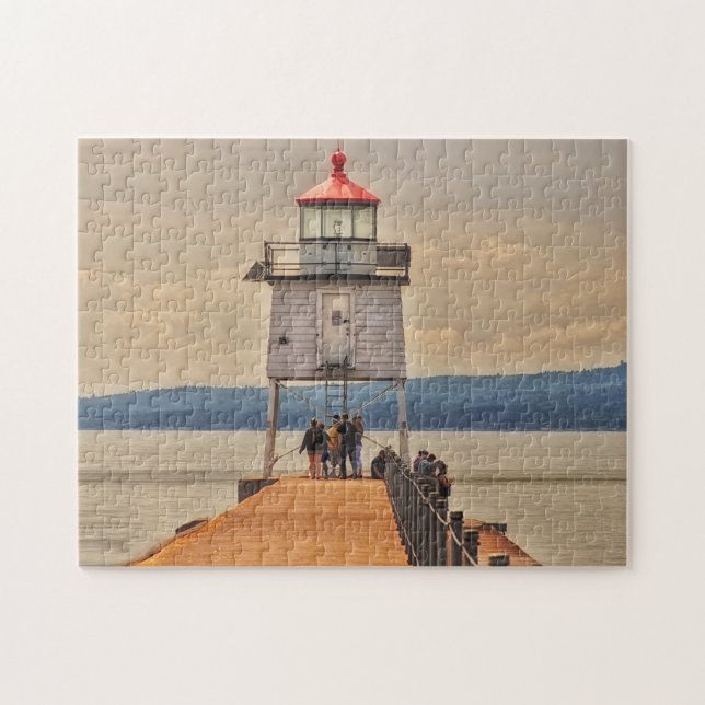 Two Harbours Minnesota Lighthouse Jigsaw Puzzle (Horizontal)