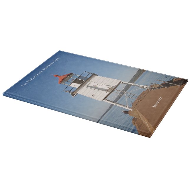 Two Harbours South Breakwater Light cutting board (Corner)