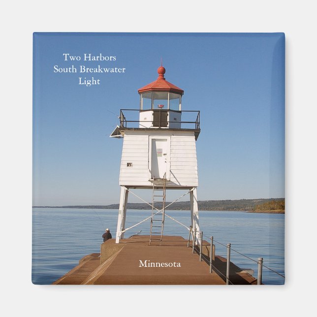 Two Harbours South Breakwater Light magnet (Front)