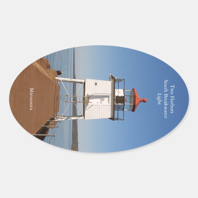 Two Harbours South Breakwater Light sticker (Front)