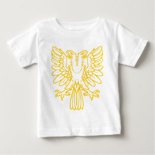 Two Headed Eagle - Amber Baby T-Shirt