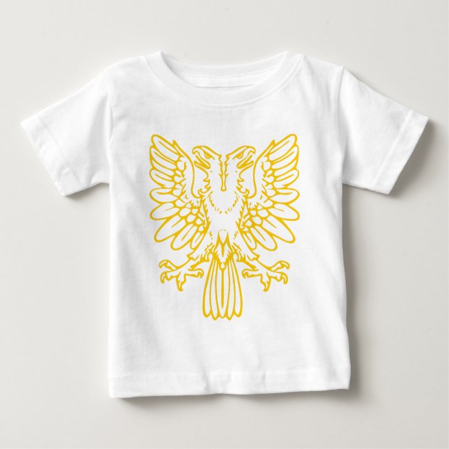 Two Headed Eagle - Amber Baby T-Shirt (Front)