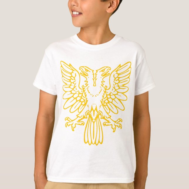 Two Headed Eagle - Amber T-Shirt (Front)