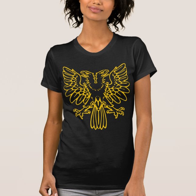 Two Headed Eagle - Amber T-Shirt (Front)