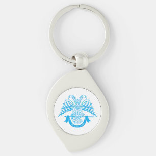 Two-headed eagle as Masonic symbol Key Ring