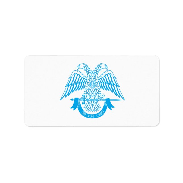 Two-headed eagle as Masonic symbol Label (Front)