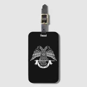Two-headed eagle as Masonic symbol Luggage Tag