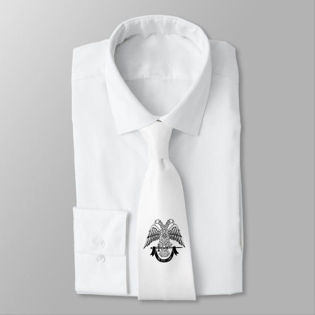 Two-headed eagle as Masonic symbol Tie (Tied)