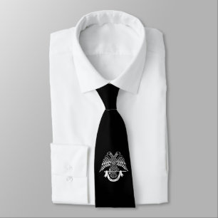 Two-headed eagle as Masonic symbol Tie