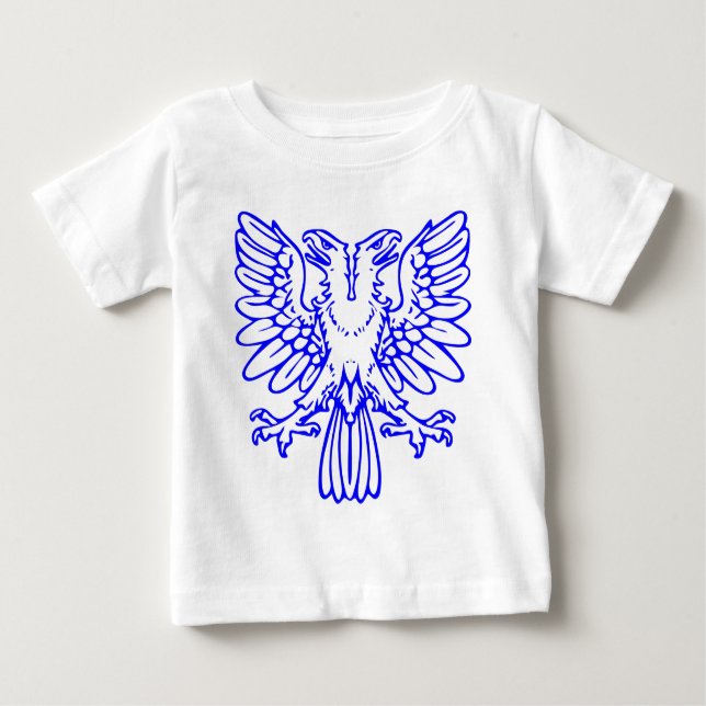 Two Headed Eagle - Blue Baby T-Shirt (Front)