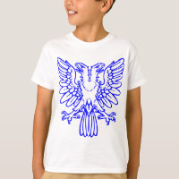 Two Headed Eagle - Blue