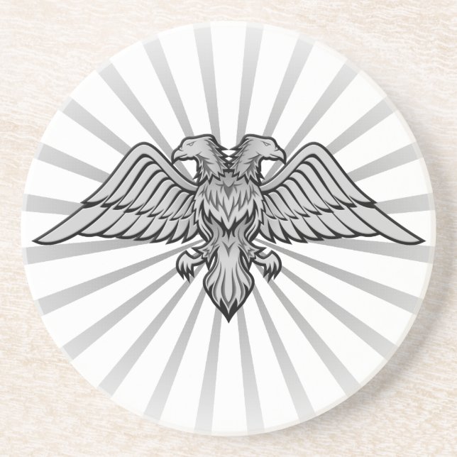Two headed eagle coaster (Front)