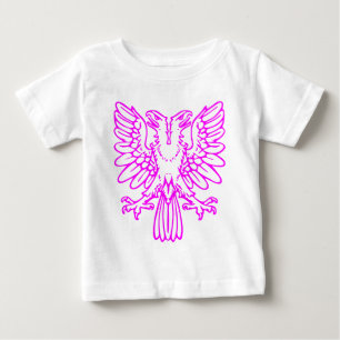 Two Headed Eagle - Magenta Baby T-Shirt