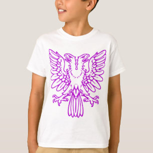 Two Headed Eagle - Purple T-Shirt