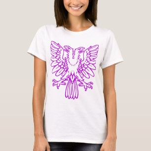 Two Headed Eagle - Purple T-Shirt
