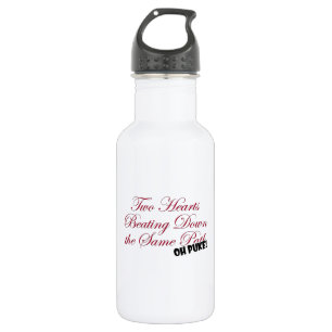 Two Hearts 532 Ml Water Bottle