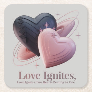 Two Hearts Beating Coaster