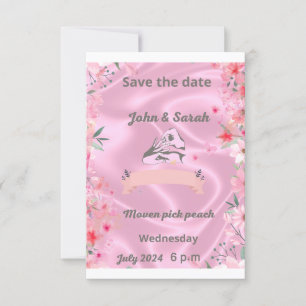 Two hearts become one invitations wedding cards