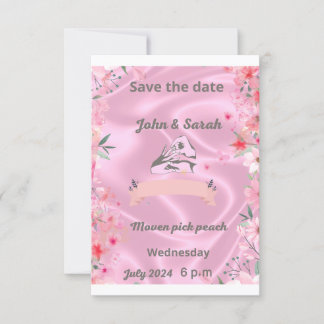Two hearts become one invitations wedding cards