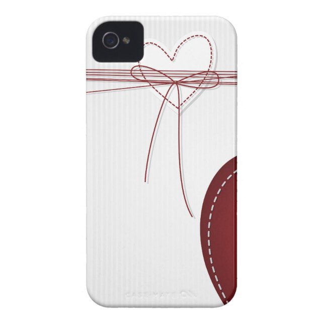Two Hearts Case-Mate iPhone Case (Back)