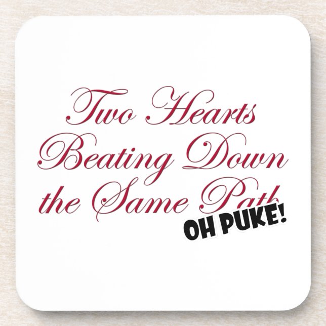 Two Hearts Coaster (Front)