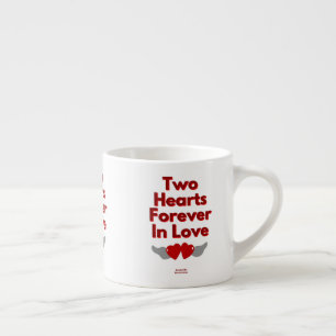 Two Hearts Forever In Love Espresso Mug