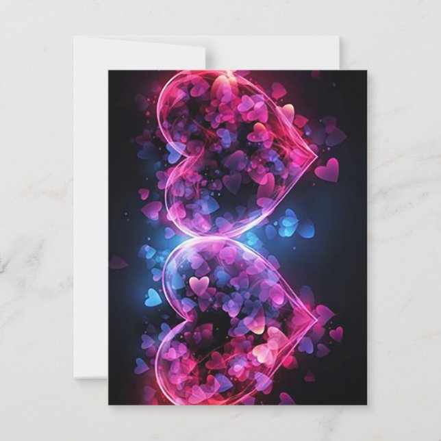 Two Hearts Holiday Card (Front)