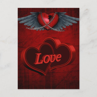 Two Hearts In Love Postcard