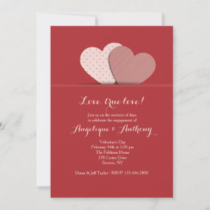 Two Hearts Invitation
