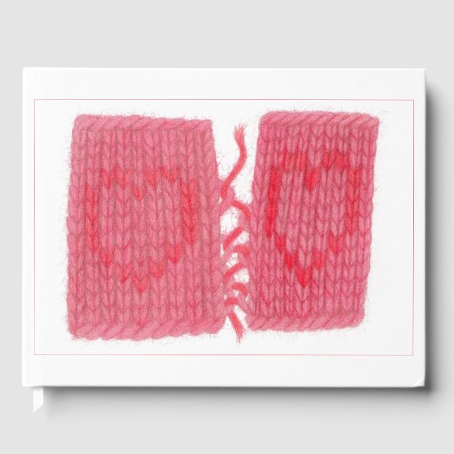 TWO HEARTS KNIT Guestbook  (Front)
