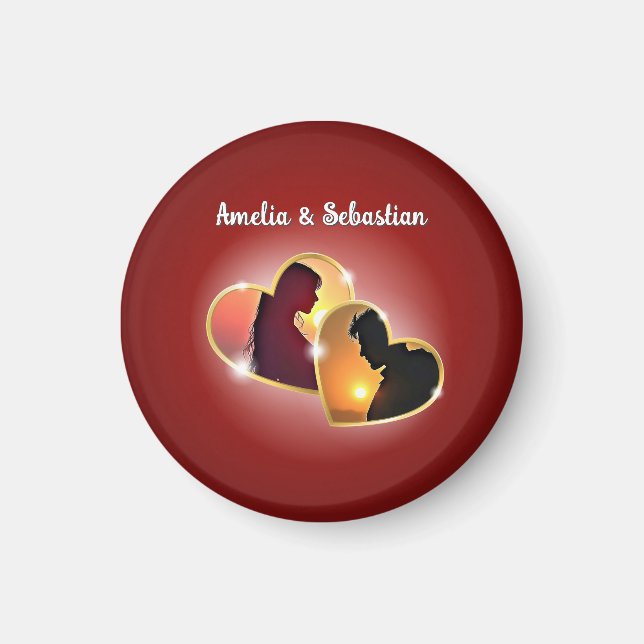 Two hearts magnet (Front)