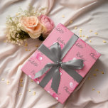 Two Hearts Meet as One customisable Wedding Wrapping Paper<br><div class="desc">Make their Wedding Day memorable with my elegant wrapping paper! Designed to convey love and affection, it’s a heartfelt addition to the celebration of the happy couple. Participate in the romance by wrapping their gift from the heart. Show your kindness and generosity, presenting a beautifully styled package that signifies years...</div>