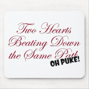 Two Hearts Mouse Pad