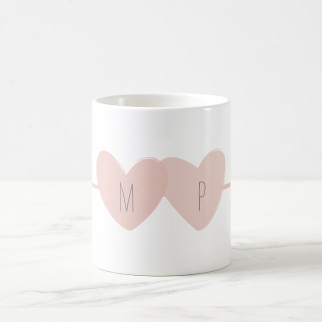 Two Hearts Mug (white) (Center)