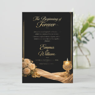 Two Hearts, One Destiny Invitation