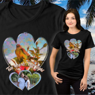 Two hearts, one flight 2338 Tri-Blend shirt